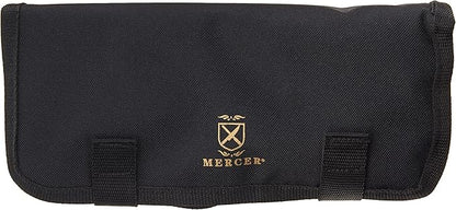 Mercer Culinary Genesis 7-Piece Forged Steak Knife Set, Steel/Black