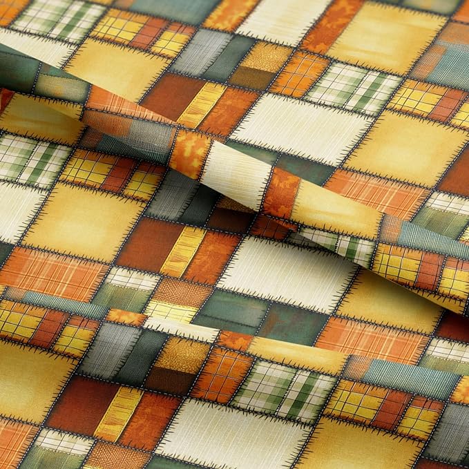 100% Cotton Fabric by the Yard – Turkish Quality Quilting & Sewing Fabric, 1 Yard x 1.69 Yards Wide, Patchwork Cotton for Crafts