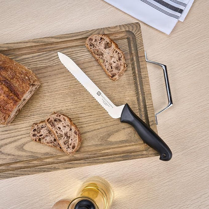 Restaurantware Sensei Back of the Haus - 8-inch Offset Bread Knife - Professional Chef's Kitchen Knife - Durable German Steel - Stain Resistant - With HACCP Coding For Food and Allergen Safety