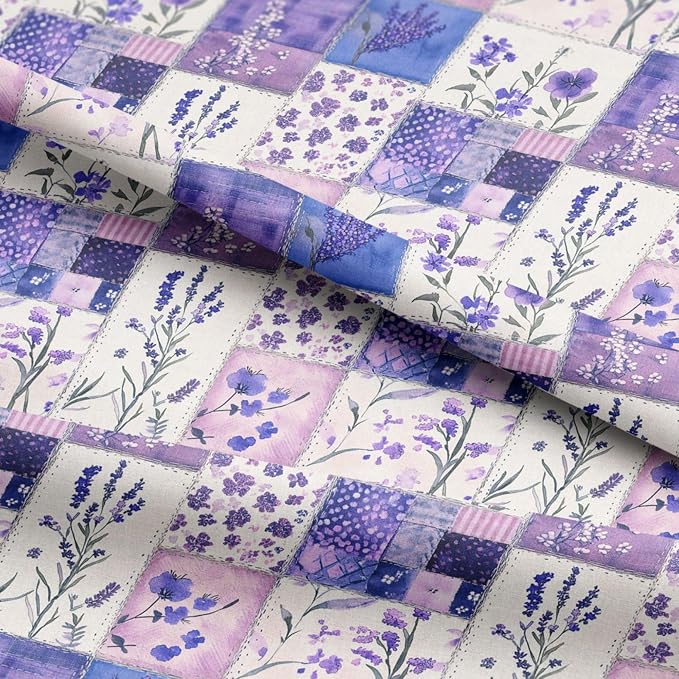 100% Cotton Fabric by the Yard – Turkish Quality Quilting & Sewing Fabric, 1 Yard x 1.69 Yards Wide, Patchwork Cotton for Crafts