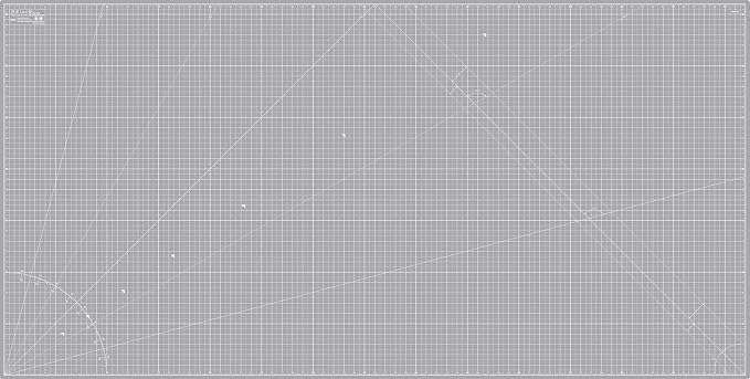 Elan Cutting Mat 36x72 Gray, Extra Large Self Healing Cutting Mat 36 x 72 Inch, 5-Ply Craft Board Gray, Hobby Board for Sewing and Quilting