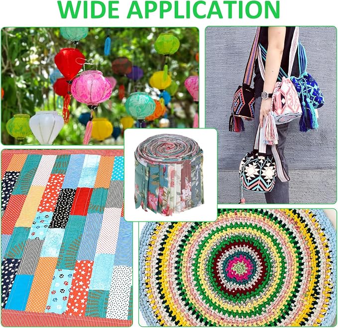 42Pcs Jelly Roll Fabric Strips Soft Cotton Quilting Fabric 2.5 x 20 Inch Pre-Cut Cotton Strips Bundles for Quilting Crafting and Sewing(Red and Green)