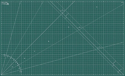 Elan Cutting Mat 36x60 Green, Extra Large Self Healing Cutting Mat 36 x 60 Inch, 5-Ply Craft Board Green, Hobby Board for Sewing and Quilting