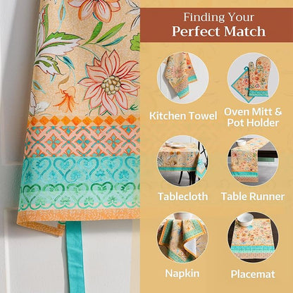 Maison d' Hermine 100% Cotton Apron for women with Pocket Kitchen Chef Apron for Men Cooking Spring Summer