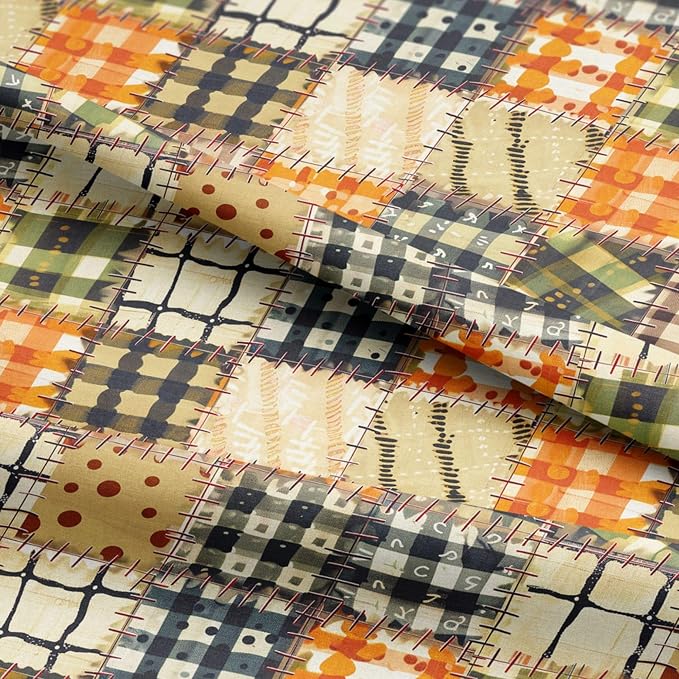 100% Cotton Fabric by the Yard – Turkish Quality Quilting & Sewing Fabric, 1 Yard x 1.69 Yards Wide, Patchwork Cotton for Crafts