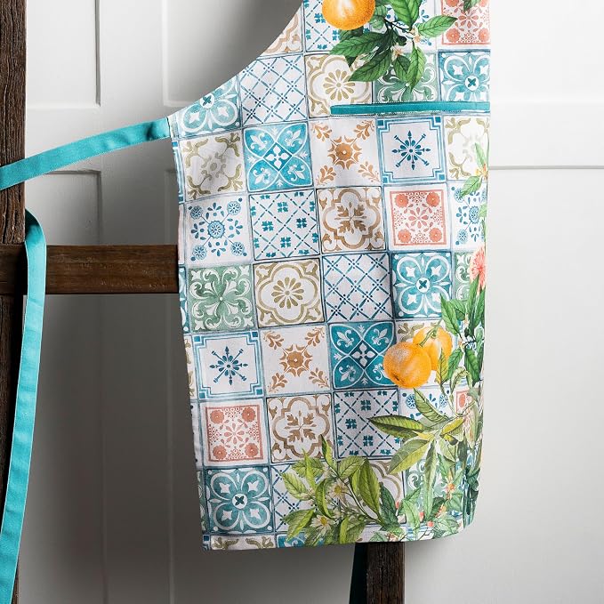 Maison d' Hermine 100% Cotton Apron for women with Pocket Kitchen Chef Apron for Men Cooking Spring Summer