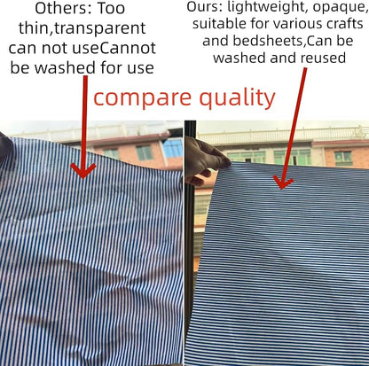 7Pcs 9.8" x 9.8"(25 * 25CM) Cotton Fabric DIY Making Supplies Quilting Patchwork Fabric Fat Quarter Bundles DIY for Quilting Cotton Patchwork Cushions (Blue, 9.8" x 9.8")