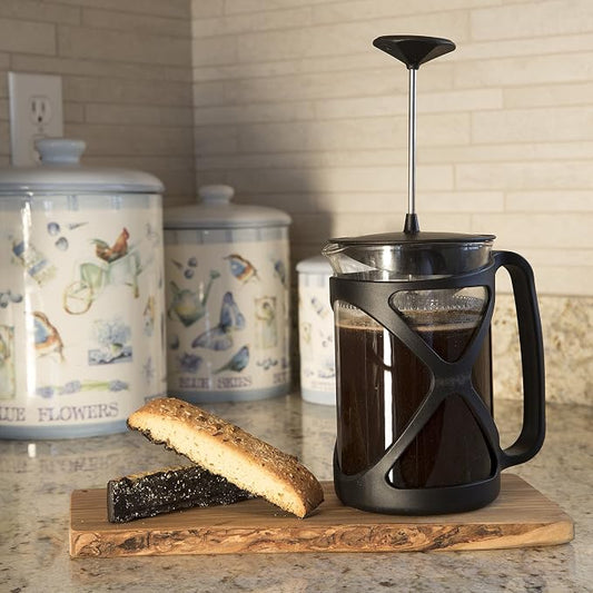 Primula 6CUP Tempo Rich, Non-Bitter Coffee-French Press Design-Easy to Use-Makes 6 Cups-Black (PCP-2306)