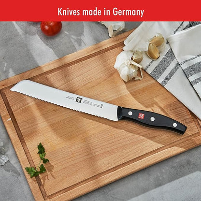 ZWILLING Twin Signature 15-Piece German Knife Set with Block, Razor-Sharp, Made in Company-Owned German Factory with Special Formula Steel perfected for almost 300 Years, Dishwasher Safe