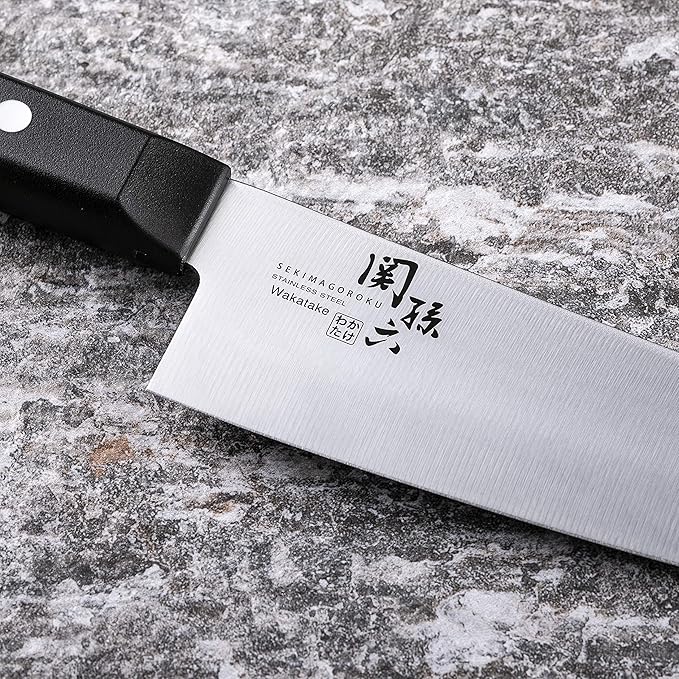Kai KAI AB5420 Santoku Knife, Seki Magoroku, Stainless Steel, 6.5 inches (165 mm), Dishwasher Safe, Made in Japan