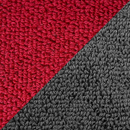 RITZ Terry Pocket Mitt & Hot Pad: Unparalleled Heat Resistant, Durable 100% Cotton – Ergonomically Designed for Optimal Grip – Easy-Care Machine Washable – 4-Pack, Graphite/Paprika