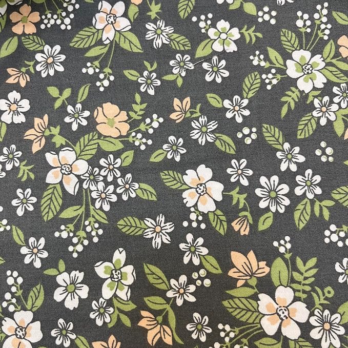 7 pcs 20" x 20" Cotton Fabric DIY Making Supplies Quilting Patchwork Fabric Fat Quarter Bundles DIY for Quilting Cotton Patchwork Cushions (Green Bow, 20" x 20")