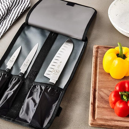 Mercer Culinary 4-Piece Forged Renaissance Starter Set,Black