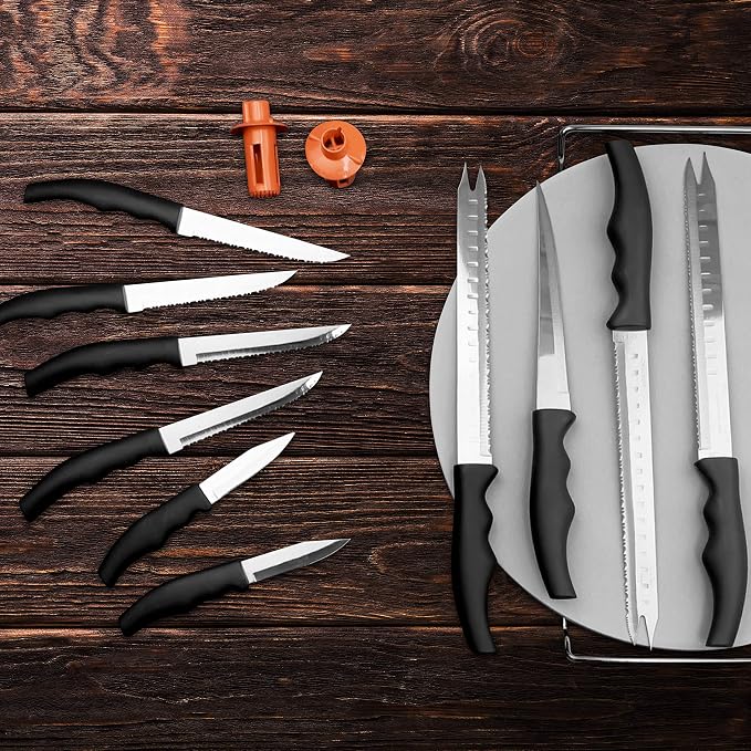 FOREVER SHARP CLASSIC SERIES 12 PIECE SET SURGICAL STAINLESS STEEL