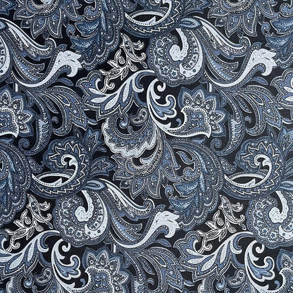 HANPATQUI 50PCS 8 x 8 inch 100% Cotton Fat Quarters Fabric for Sewing and Quilting Bundles Precut Fabric Square for DIY Craft Patchwork-Dark Paisley