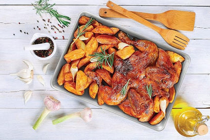 Mrs. Anderson’s Baking Quarter Sheet Pan, 9.5-Inches x 13-Inches, Heavyweight Commercial Grade 19-Gauge Aluminum